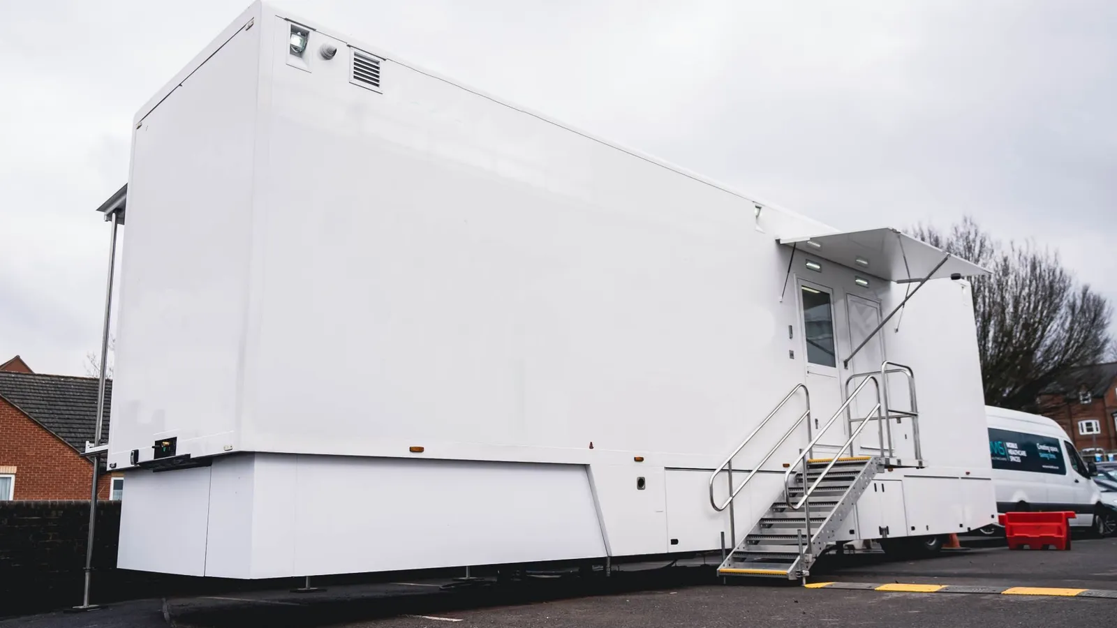 Decontamination Plus exterior with access steps